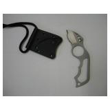 SPYDERCO FIXED BLADE KNIFE W/ 1IN BLADE