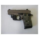 SIG SAUER (P938) 9MM SEMI AUTO COMPACT PISTOL W/