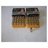 (40) 9MM LUGER HOLLOW POINT CARTRIDGES 124 GR