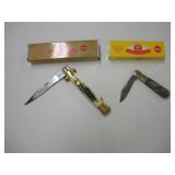 KISSING KRANE STILETTO AND POCKET KNIVES W/