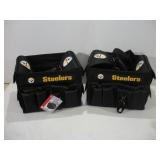 (2) *NEW* STEELERS TOOL BAGS 12X9X9