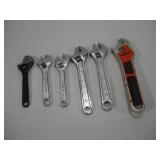 ADJUSTABLE WRENCHES 6 AND 8IN