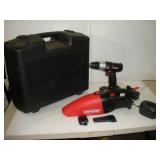CRAFTSMAN 16.8V CORDLESS DRILL & SWEEPER W/