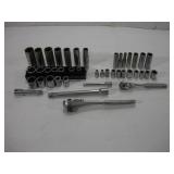 CRAFTSMAN 1/4 AND 3/8 DRIVE RATCHETS - SOCKETS AND