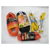 (5) NEW EXT CORDS
