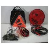 JUMPER CABLES & EMERGENCY CAR KIT