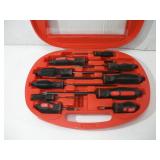 *NEW* GRIP SCREWDRIVER SET W/ CASE