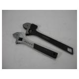 THORSEN ADJUSTABLE WRENCHES 10 AND 12IN