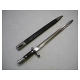 SPANISH MAUSER BAYONET W/ SCABBARD
