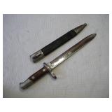 SPANISH MAUSER BAYONET W/ SCABBARD