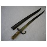 FRENCH M1866 CHASSEPOT BAYONET / SWORD W/