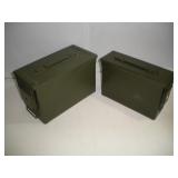 (2) AMMO BOXES