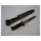 US MILITARY M5A1 BAYONET M1 GARAND W/