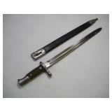 SPANISH MAUSER BAYONET W/ SCABBARD