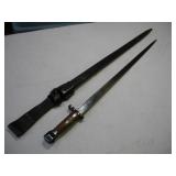 DUTCH ARMY MANNLICHER  RIFLE BAYONET W/