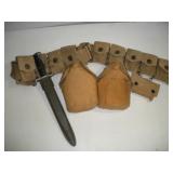 AMMO BELT W/ FAUX BAYONET