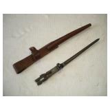 WWII JOHNSON AUTOMATIC DUTCH RIFLE SPIKE-