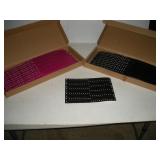 (100) SECURITY BRACELETS (50) PINK/(50) BLACK