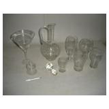 ASSORTED GLASSWARE