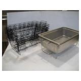 (10) CHAFING RACKS W/ (1) PAN