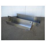 (2) SANJAMAR STAINLESS STEEL SHELVES