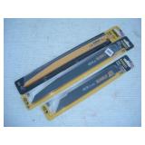 (13) NEW DEWALT WOOD & METAL SAWZALL BLADES