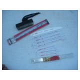 (13) NEW MIBRO ASST SAWZALL BLADES, (3) PORTER-