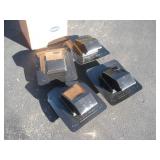 (4) NEW ROOF VENTS 11 X 12 1/2 IN
