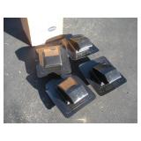 (4) NEW ROOF VENTS 11 X 12 1/2 IN