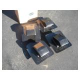 (4) NEW ROOF VENTS 11 X 12 1/2 IN