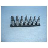 HUSKY 3/8 DRIVE HEX SOCKETS 1/8 - 3/8 IN