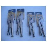 (4) NEW IRWIN VISE GRIP LOCKING PLIERS 6 & 10 IN
