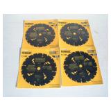 (4) NEW DEWALT 7 1/4 IN PRESSURE TREATED/ WET--