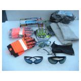 GLOVES (SIZE L & 2XL) & SAFETY GLASSES