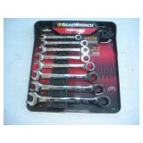 GEAR WRENCH COMBINATION RATCHETING WRENCH SET