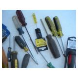 ASSORTED SCREWDRIVERS - PROTO, CRAFTSMAN--