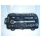 41 PC SOCKET SET 1/4 & 3/8 DRIVE
