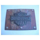 HARLEY DAVIDSON METAL SIGN 17X12