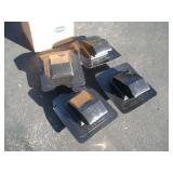 (4) NEW ROOF VENTS 11 X 12 1/2 IN