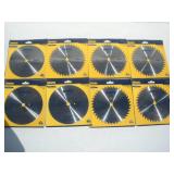 (8) NEW IRWIN 7 1/4 IN CIRCULAR SAW BLADES