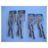 (4) NEW IRWIN VISE GRIP LOCKING PLIERS 6 & 10 IN