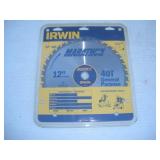 NEW IRWIN 12 IN 40 TOOTH CARBIDE SAW BLADE