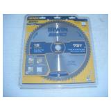 NEW IRWIN 12 IN 72 TOOTH CARBIDE SAW BLADE