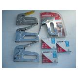 STAPLE GUNS AND STAPLES