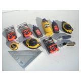 NEW LUFKIN TAPE MEASURES, STANLEY CHALK --