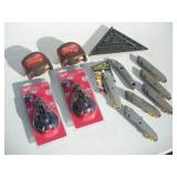 NEW MILWAUKEE CHALK LINES W/ TAPE MEASURES &