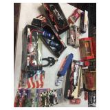 Large lot of various size Die cast cars