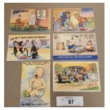 6 - Funny Postcards Linen
