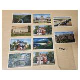 10 - Linen Pennsylvania Postcards
