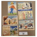 6 - Funny Postcards Linen